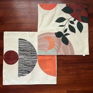 Two BOHO Pillow Shams